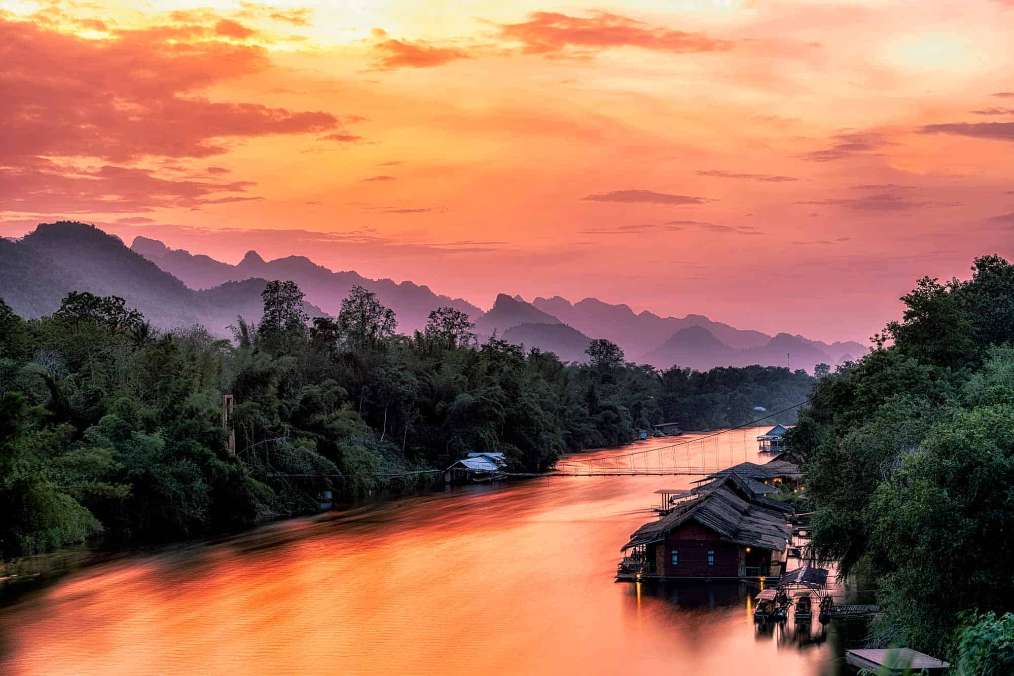 Start your cultural journey with Kanchanaburi’s vibrant glow